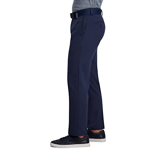 Image of Haggar Men's Cool Right Performance Flex Straight Fit Flat Front Pant