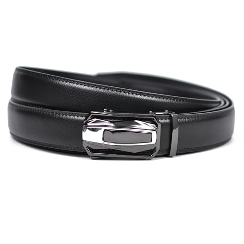 Image of WildHorn Men's Genuine Leather Belt for Men| Premium Auto-Lock Buckle | Adjustable up to 48 inch | Formal & Casual Wear | Micro-Adjust Fit | Stylish Gift Box Included