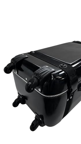 Image of Tabla Fiberglass Case With Trolley And 360� Wheels For One Tabla And One Bayan (BLACK)