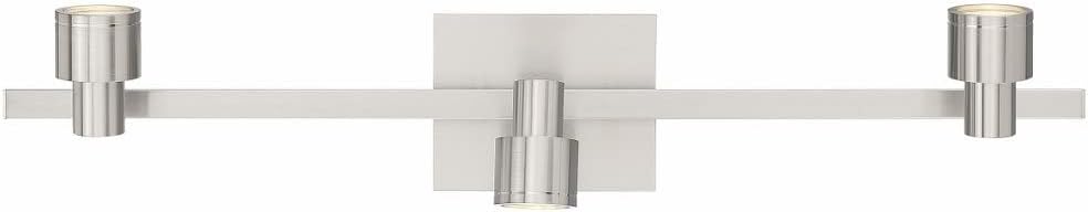 Access Lighting 63073LEDDLP-BS Lincoln Track Light, Brushed Steel