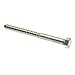Prime-Line 9057149 Hex Lag Screws, 1/2 inch X 6 inch, Grade 18-8 Stainless Steel, (15-pack)