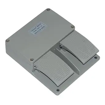 YDT1-16 380VAC 10A Dual Foot Switch Pedal Two Pedal Board Foot Operated Pedal Controller Power Switch Momentary Action Pushbutton Switch, Dual Switch Foot Pedal