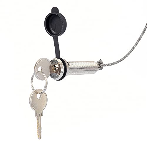 Marantec Special 306 Déverrouillage d'urgence pour porte sectionnelle 13 mm pour déverrouillage mécanique de porte de garage Argenté