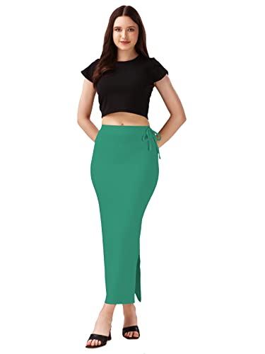 Image of Mehrang Microfiber Saree Shapewear Petticoat for Women, Cotton Blended Shape Wear Dress for Saree