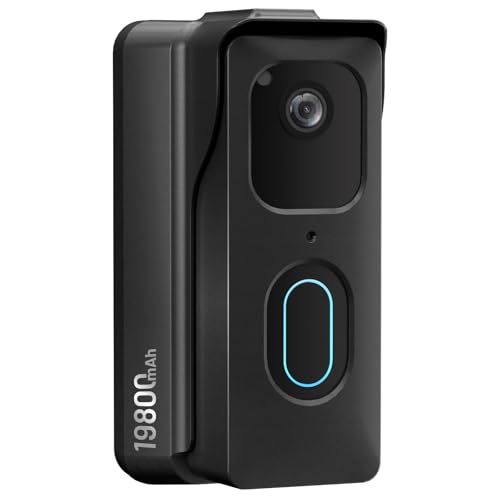 Rechargeable Power Mount for Blink Doorbell (2nd Gen) No More Battery Changes with Built-in 19800mAh Battery Continuous Charging for 6-8 Months Weatherproof for Outdoor Security
