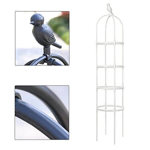 Rankhilfe für Kletterpflanzen Obelisk Rankhilfe Spirale Rankhilfe Struktur für Reben und Blumen