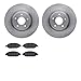 Dynamic Friction Company Front Brake Rotors with 5000 Advanced Brake Pads 6502-67522