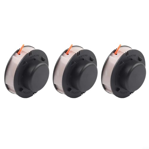 Lot de 3 bobines et fil de débroussailleuse efficaces pour FSA56 FSE41 FSE52, 1 6 mm d'épaisseur, conçu pour une installation rapide
