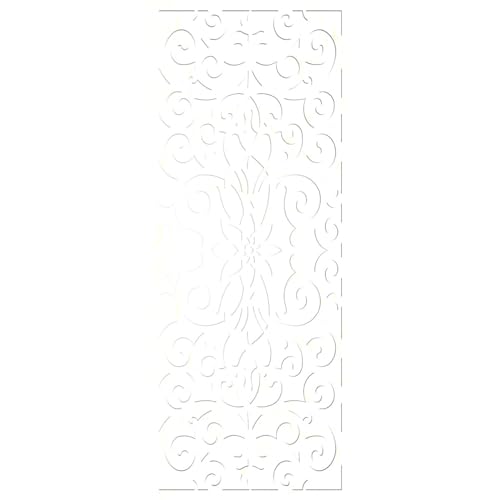 Image of 19 3 /8 inchW x 49 3 /8 inchH x 3 /8 inchT Buel Decorative Fretwork Wood Wall Panels, Birch