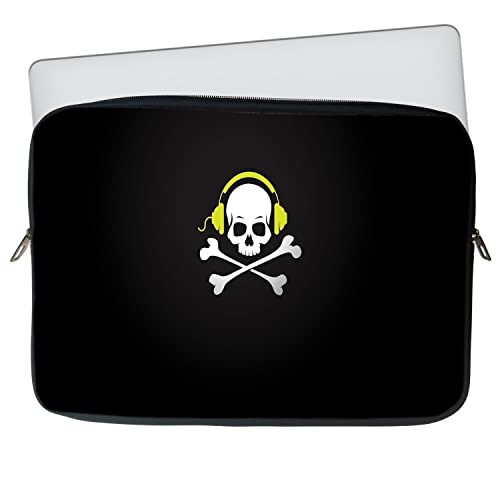 Image of TheSkinMantra Chain Laptop Sleeve Bag Compatible with Laptop /Macbooks /Chrombook /Notebook /Zbook (11.6 Inch (Chain), Danger)