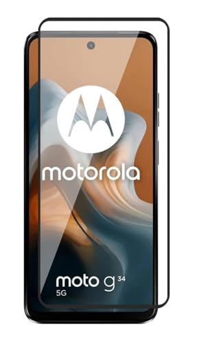 Image of HD Tempered Glass Screen Protector Compatible For Moto G34 5G With Edge To Edge Coverage And Easy Installation Kit