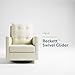 Storkcraft Beckett Small Spaces Swivel Glider Nursery Chair (Pearl) – Conveniently Compact Size, Baby Nursery Chair Designed for Smaller Nurseries and Bedrooms