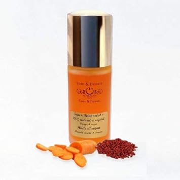 Soin Soleil Huile D Argan Carotte Et Roucou Prepare La Peau Au Bronzage Teint Hale Effet Bonne Mine Amazon Fr Beaute Et Parfum