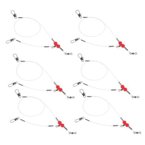 OSOLADY Enhanced Stability Fishing Leaders Saltwater Fishing Wire Leaders Design Multipurpose Tackle for (6 Arms)