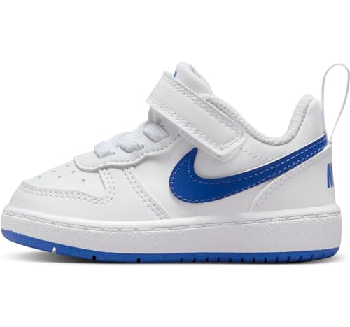 Nike Court Borough Low Recraft Baby/Toddler Shoes (DV5458-110, White/Hyper Royal) Size 7
