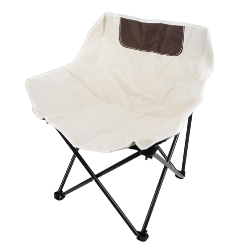 Hamwesh Silla de Camping, Portátil, Ligera, Compacta, Plegable, Estable Al Aire Libre con Bolsa de Almacenamiento de Bolsillo Lateral para Senderismo, Playa, Picnic, Mochilero, Pesca