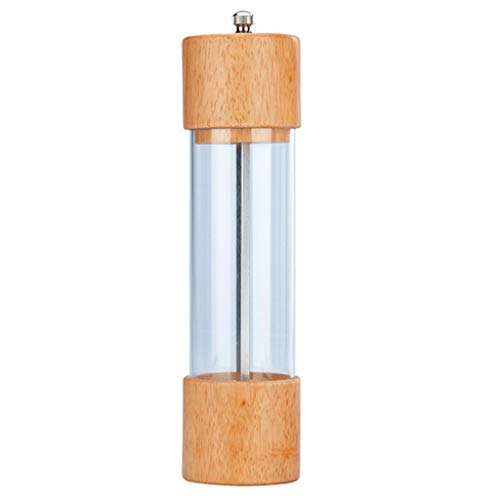 Moedor manual de madeira de sal e pimenta da Homozy
