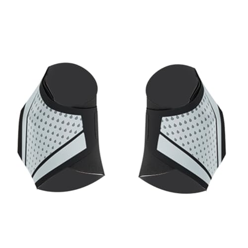 Quystetes Tobillera de 2 Piezas, Tobillera de CompresióN Ajustable para Hombres y Mujeres, ProteccióN Deportiva, Estabiliza los Ligamentos Negro