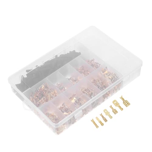Connecteurs à sertir isolés ULTECHNOVO de 1050 pièces avec gaines thermorétractables