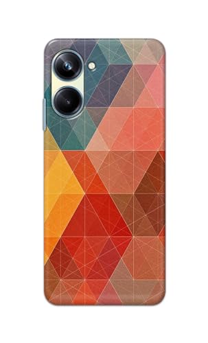 Image of Printed Hard Back Cover Case for Realme 10 Pro 5G Back Cover (Crumpled Design) -1111