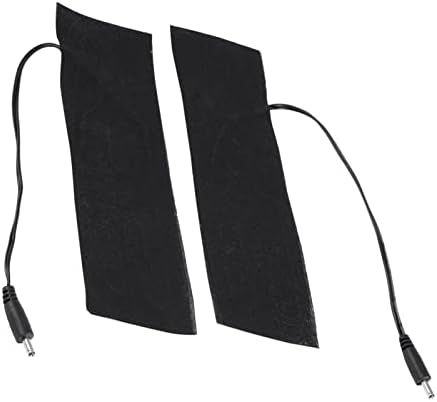 1 Pair Black USB Carbon Fiber Heating Mat 5V USB Electric Heating Element Film Heater Pads for Warming Feet