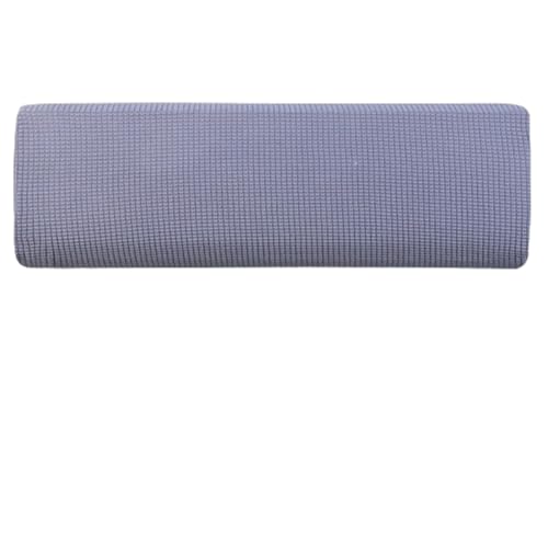 Yubbuio エアコンカバー ストレッチ 室内機カバー 伸縮性 クーラー収納カバー 防塵 汚れ防止 無地 シンプル (ニット ライトグレー,80-86cm)