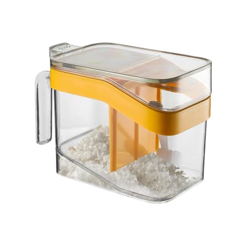 Recipientes de condimentos con , tarros de almacenamiento de condimentos con tapa, botes de condimentos, de condimentos, contenedor de sal para cocina, almacenamiento de cocina, tarros