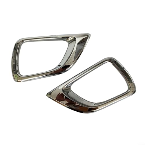 Cubiertas de luz antiniebla para Nissan Navara NP300 2014-2020 con acabado cromado en ABS 3