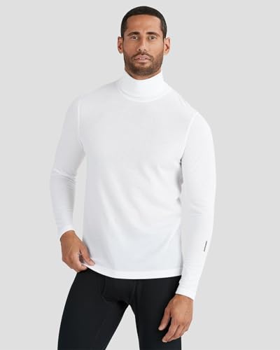 Terramar Men's Thermal Basic Turtle Neck Long Sleeve Shirt