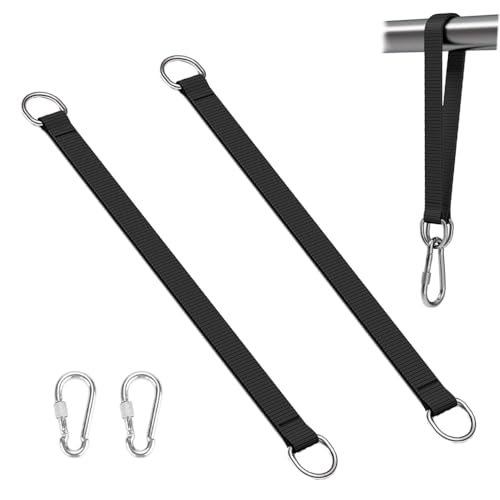 2 PCS Swing Hanging Straps Adjustable Hanging Straps with 2 PCS Zinc Alloy Carabiners Heavy Duty Hammock Straps for Hanging Home and Gym Kickboxing Bag Muay Thai Bag Swing 2 PCS Swing Hanging Straps Adjustable Hanging Straps with 2 PCS Zinc Alloy Carabiners Heavy Duty Hammock Straps for Hanging Home and Gym Kickboxing Bag Muay Thai Bag Swing