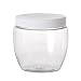 12 Pack of Plastic Jars - 8 oz Pet Venetian Style - 70mm Neck Size - Lot of 12