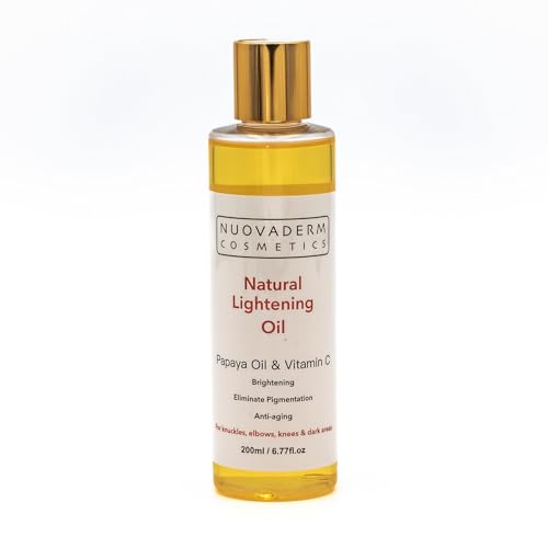 Natural Brightening Oil with Papaya, Vitamin C & Vitamin E for Al...