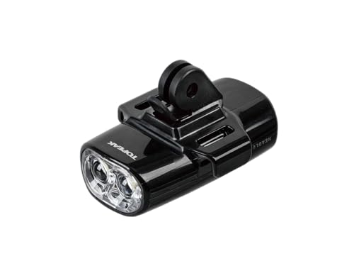 Lampe frontale USB Topeak HeadLux 250+ lumens rechargeable pour casque et guidon