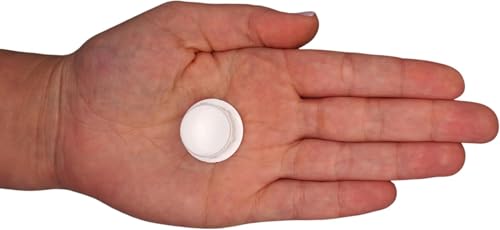 Image of (Pack of 40) White Plastic Hole Plugs 0.94 inch x 0.79 inch (24 x 20 mm), Drill Hole Cover Caps, Furniture Hole Plug, Screw Hole Plugs