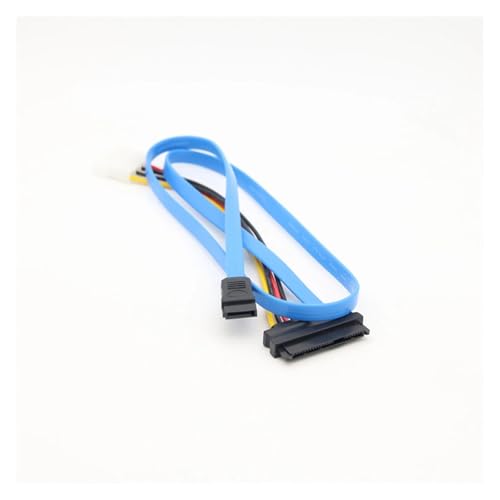 Cable adaptador SATA 7 Pin a S/AS 29 Pin con alimentación 4 Pin miniatura 5