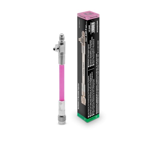 Image of Extreme Ultra A /C Leak Stop Direct Easy Inject Solution for HVAC&R Systems up to 6 Tons with 1 /4 SAE Charging Port, for all Refrigerants and Oils | Reusable, Refillable, US Patented - 0.2 fl oz (6 mL)