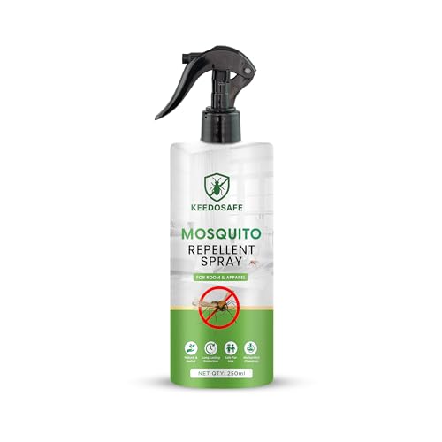 Image of Natural Mosquito Repellent Spray 250ml | DEET-Free Dengue & Malaria Protection | Lemongrass Fragrance for Home & Travel
