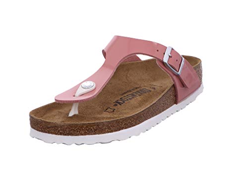 Birkenstock Womens Gizeh Sfb Nubuck Leather Flip Flop Summer Sandals - Old Rose - 11-11.5 #TOP1