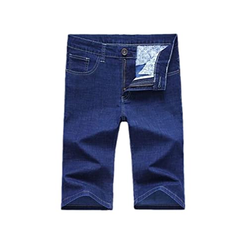 Short en denim homme coupe ajustée qui galbe les grandes tailles en confort