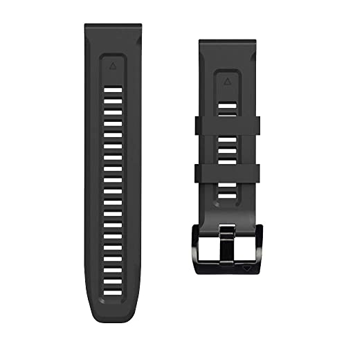 Bracelet montre 26 mm silicone à attache rapide pour Garmin Fenix 7X