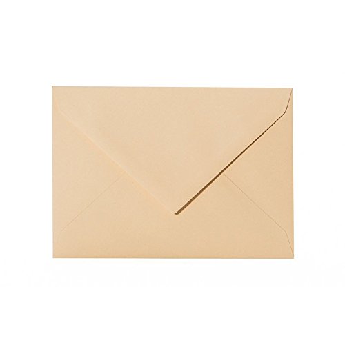 Lote de sobres para correo (100 unidades, C5, 162 x 229 mm, con solapa en punta, 120 g), color marrón