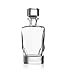 Carina Whiskey Decanter – 25 oz Crystal Modern Decanter – Small Liquor Decanter with Stopper – Booze Decanter for Whiskey, Bourbon, Brandy, Liquor, and Rum – Scotch Bar Container