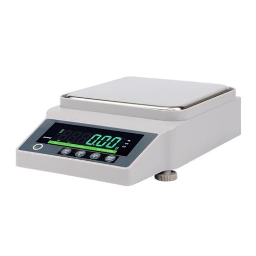 TRDEWR Balanza Electrónica De Alta Precisión con Retroiluminación LCD Y Balanzas Analíticas Laboratorio Amplias Aplicaciones(1KG 0.01G)