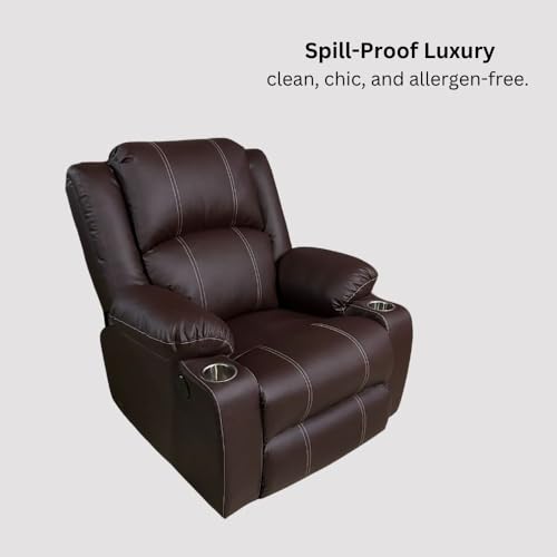 Image of Lofty Dreams Automatic Recliner Sofa 1 Seater - Luxurious Design, Plush Support, Durable Build, and 5-Year Warranty for Ultimate Comfort
