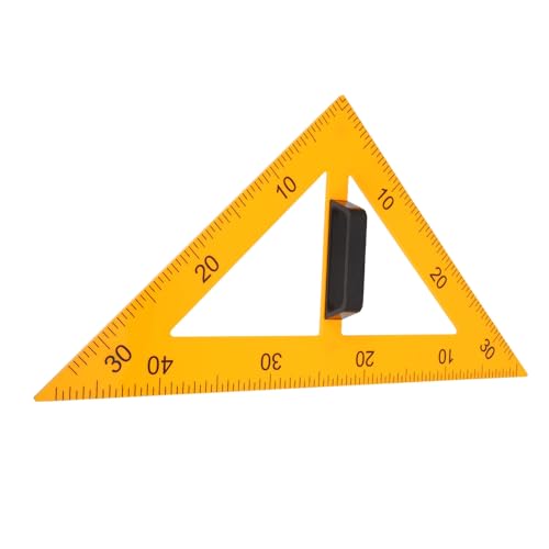 Regla triangular con imán y versatilidad para clases de geometría 2