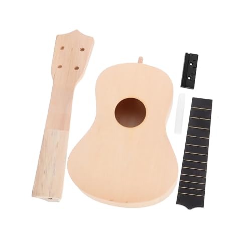 Kit de peinture pour ukulélé en tilleul - Finition bois naturel et lutherie