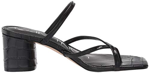 Calvin Klein Women's Kcbecca Sandal, Black Leather001, 6.5 #TOP5