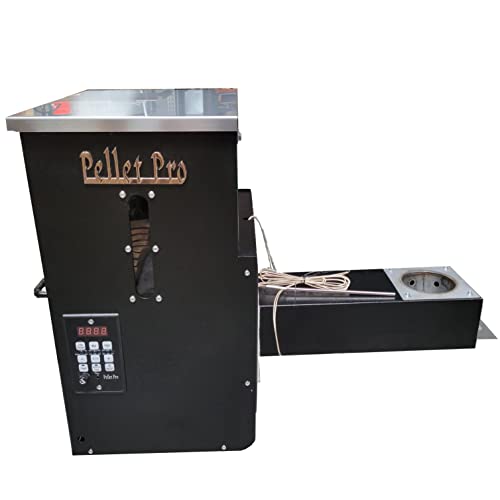 Pellet Pro Elite 12-inch Pellet Grill Hopper Assembly|PID Temperature Control for Precise Grilling|35 Pound Hopper Capacity with Easy Ash Cleanout|Premium Components for Enhanced Performance