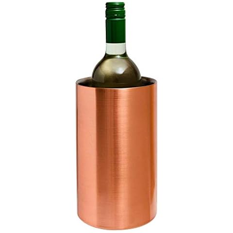 Copper Plated Stainless Steel Wine Cooler by Chabrias LTD Cover