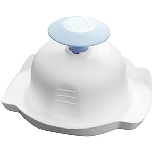 Blue Food Safety Holder for Mandolin Slicer or,Finger Anti-Cut Protectors for Vegetable,Peelers and Slicers, Graters, Food Slicer Cutter Finger Guard for Mandoline Slicer Cutting